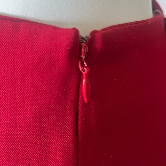 Classiques Wool Elegant Red Women's Skirt Size 14 New With Tag - Picture 3 of 7